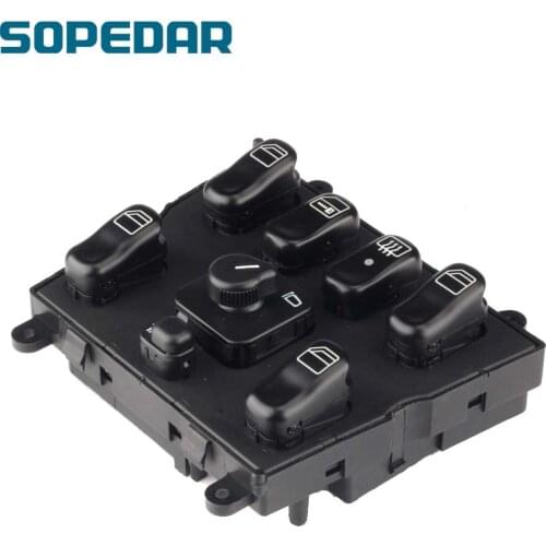 Car Electric Power Window Master Switch Button For Mercedes-Benz ML320 ML430 ML500 ML55 AMG 1998-2003 1638206610 A1638206610