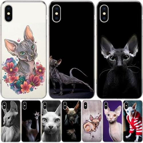 Lavaza Sphynx Sphinx Cat Phone Case For Iphone 11 12 Mini Pro XS Max XR X 8 7 6 6S Plus SE 2020 5 5S SE Cover Shell Coque