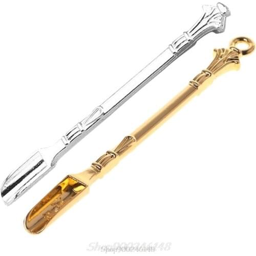 Mini Alloy Spoon Medicine Bottle Use Sniffer Snorter Snuff Powder Tobacco Micro-tuning Shovel Smoking Tea Jy16 20 Dropship