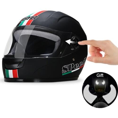 NEW Motorcycle Full Face Helmets Electric scooter helmets Cycling helmet ABS Speed Motorbike Protective Cap Warm Winter Helmet