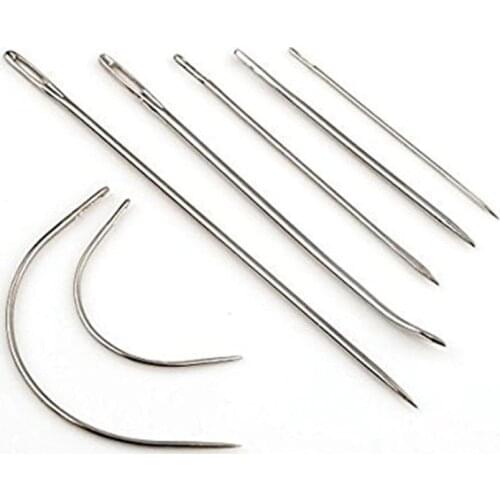 Carpet Leather Canvas Repair Curved Hand Sewing Needles Kit 7pcs/lot 5BB5081