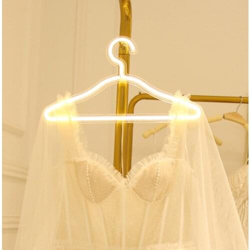 Hanger Neon Lights Net Celebrity Bedroom Room Marriage Proposal Romantic Arrangement Hanging Wedding Decoration Lights TS1