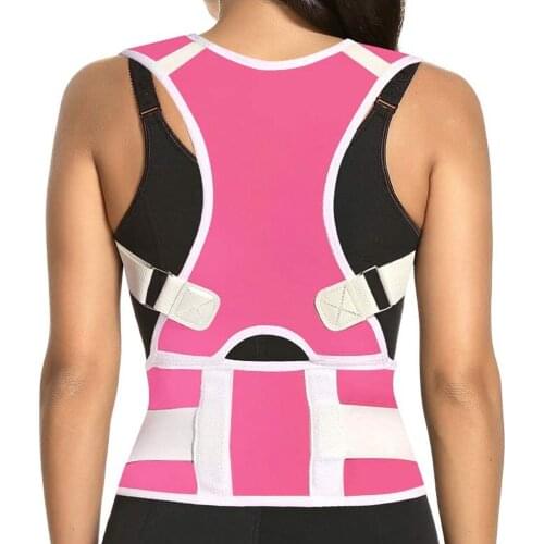 Shoulder Orthopedic Upper Posture Corrector Back Pain Relief Lumbar Braces Spine Support Neoprene Double Pull Belt For Men Women