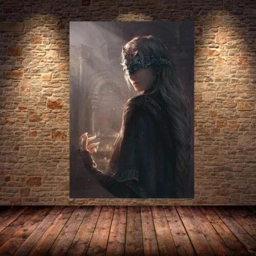 The Game Poster Decoration Painting of The Dark Souls 3 on Canvas Wall Art canvas painting posters and prints Decor Unframed