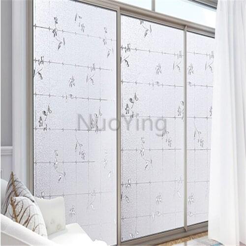 Static Window Film Self-adhesive Film Glass Important Privacy Anti-peeping Door and Window Sticker Window Sticker 3D No Glue