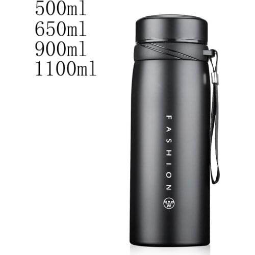 500/650/900/1100ml Thermos Bottle Stainless Steel Tumbler Insulated Water Bottle Portable Vacuum Flask for Travel Cup Coffee Mug