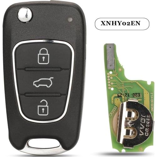 Jingyuqin Xhorse XNHY02EN Universal Remote Key Fob For Hyunadi for VVDI Key Tool 3 Buttons