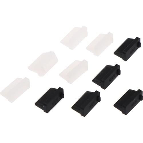 USB Charging Port Type C Dust Plug charging port 20pcs Silicone Cover for Smart Phone Accessories