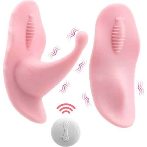 Clit Vagina Stimulator Orgasm Masturbator Butterfly Panties Lay On Vibrator Wearable Clitoris Vibrator Sex Toys for Women