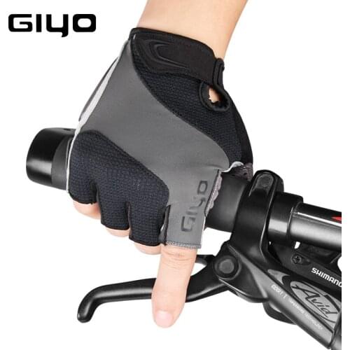 GIYO Bicycle Gloves Half Finger Outdoor Sports Gloves For Men Women Gel Pad Breathable MTB Road Racing Riding Cycling Gloves DH