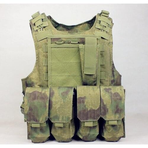 Military Vest Molle Tactical Vest Army fans amphibious vests A-TACS FG Color PRO MOLLE VEST