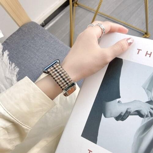 High-quailty Leather Bracelet Belt for HuaWei Watch Fit Fashion Smart Watch Strap Loop Fit for Replacement Wristband Correa