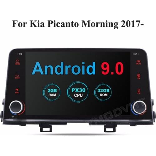 YMODVHT 9inch 4GB+64GB Android 9.0 Car DVD Radio for Kia Picanto Morning 2017 2018 2019 Car Stereo GPS Navigation Multimedia