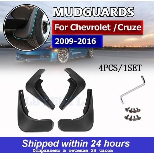 4Pcs Car Front Rear Mud Flap Mudguards Splash Guards For Chevrolet /Cruze 2009-2016