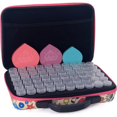 Diamond Painting Bottles 5D Cross Stitch Embroidery Accessories Tools Holder Storage Box Carry Case Container Hand Bag