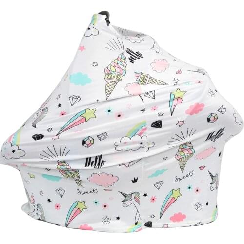 Gloriou Source Nursing Cover Baby Shopping Chart Cover Multifunctional Breastfeeding Baby Nursing Car Seat Cover