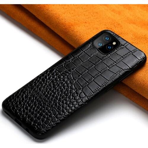 Business Genuine Leather phone case for iPhone 11 11 Pro All inclusive Anti-fall fashion protective case for iPhone 7 8 plus X