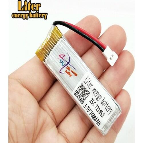 3.7 V 700 mah Remote control plane 3.7 V 700 mah 721855 lithium battery V966 V977 V930 Q282 remote control aircraft aircraft