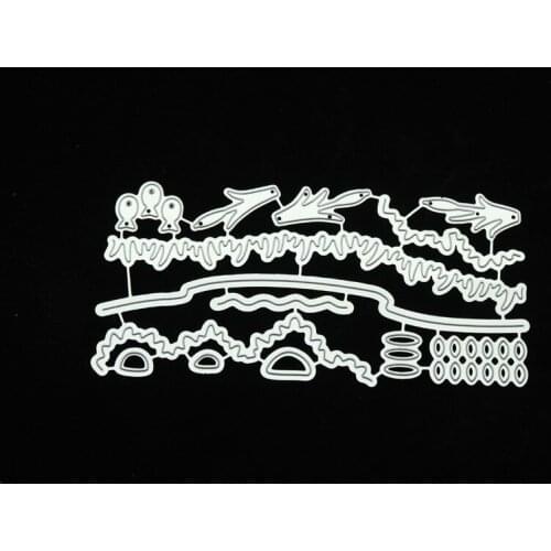 Big Lawn Metal Metal Cutting Dies Scrapbook Paper Craft Knife Mould Stencils 2021 New Making Die Cuts 2021