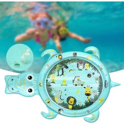 New Designs Baby Kids Water Play Mat Tummy Time Baby Playmat Toddler For Baby Activity Play Center Inflatable Activity
