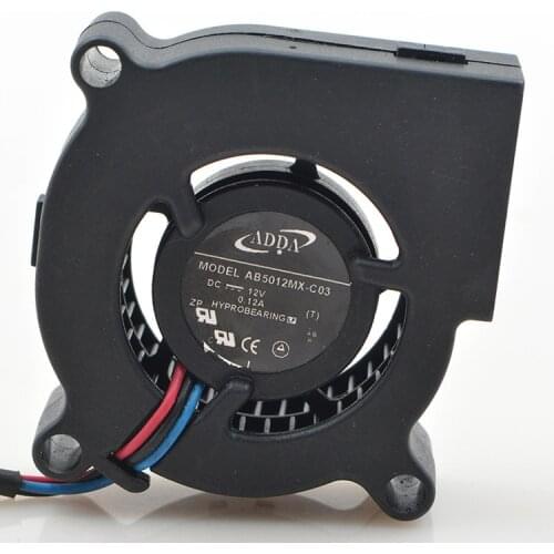 Original FOR ADDA AB5012MX-C03 12V 0.12A 5020 5CM BenQ projector cooling fan