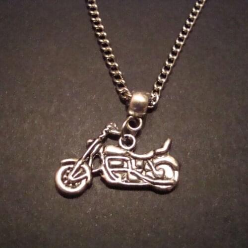Motorcycle-Charms Pendant Fashion Jewelry Vintage Statement Sweater Chain Necklace Pendant jewelry Fast shipping-102