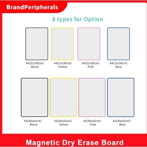 Portable Magnetic Dry Erase Board Double-Sided White Board Handwriting Whiteboard Easy to Clean for Children Drawing Writing