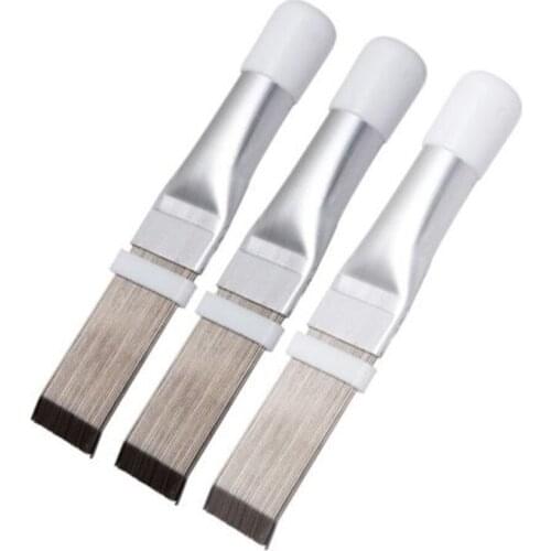 Stainless Steel Comb Brush Air Conditioning HVAC Condenser Radiator Fin Coil Comb Scum Dust Cleaner Straightening Cleaning Tool