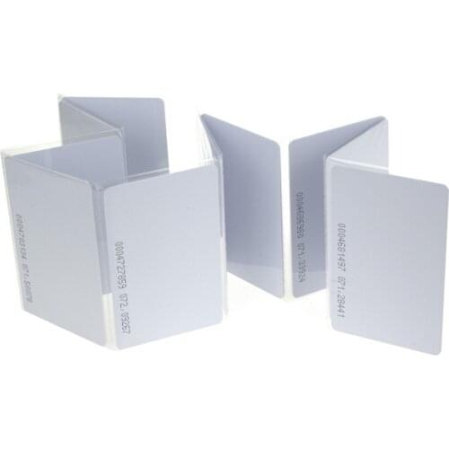 Free shipping 100pcs/ RFID Smart Card Of ID Keyfobs,125 KHz TK4100 ID Card, Access Control System Time Attendance(NOT COPY)