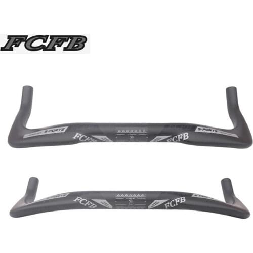 Tt carbon handlebar FCFB 3K matt finish rest bar full carbon rest handlebar road bike TT bar bicycle parts gray black bars
