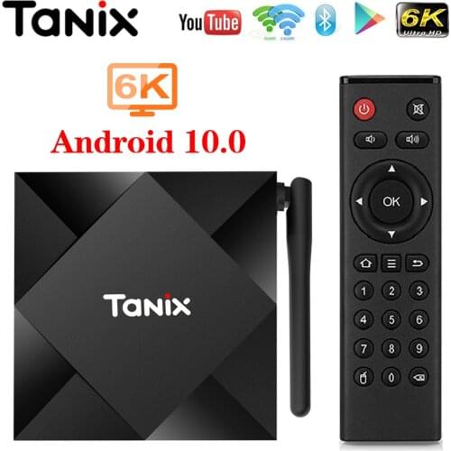Tanix TX6S TV BOX Android 10 4g 64gb Allwinner H616 QuadCore TVBox H.265 6K Media player TX6 Android 10.0 Android TV Set top box