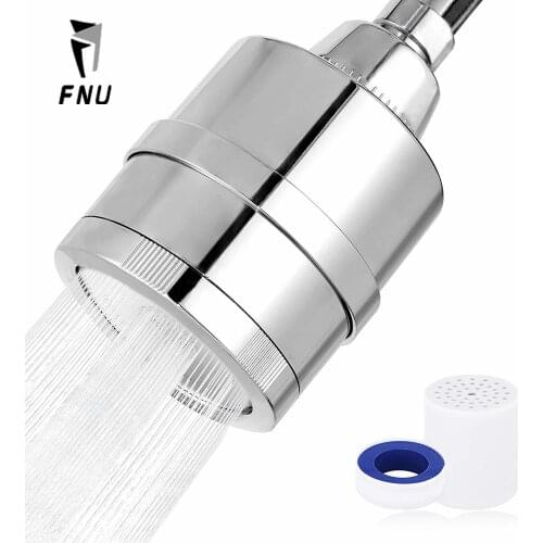 Overhead Shower Filter for Hard Water Chrome Plated Shower Head Filters Remove Chlorine and Heavy Metals Reduces Dry Itchy Skin
