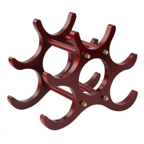 Solid Wood Wine Rack Home Bar Decoration Nordic Creative Geometric Wine Glass Holder Household Wine Racks Cabinet Display