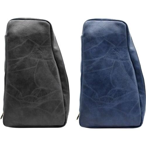Waterproof Barber Travel Leather Sling Backpack Hairdressing Tools Storage Bag Case Multifunctional