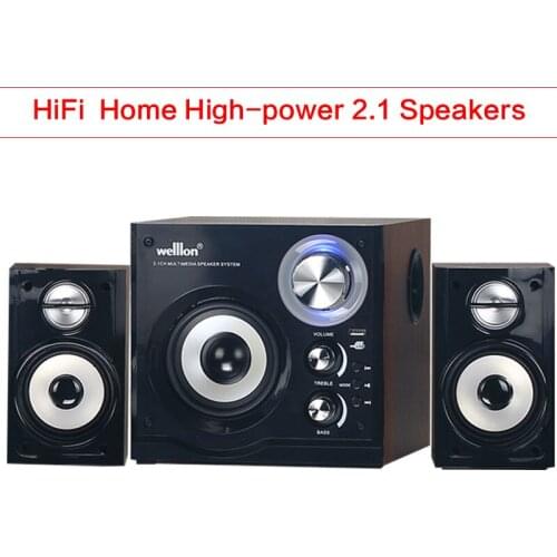 2.1 Home High-power Speakers HiFi Computer Speakers Multimedia Audio Fever Subwoofer Home Theater Bluetooth Combination Audio