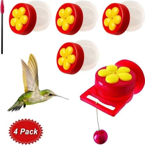 2/3/4PC Handheld Hummingbird Feeders with Suction Cup, Multifunctional Mini Feeder Creative Straws for Pets Garden Tools