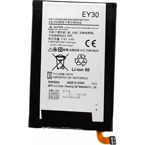 EY30 Original battery 2160mah for Motorola Moto X 2nd Moto X+1 XT1085 XT1092 XT1094 XT1096 XT1097 Cellphone batteries