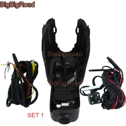 BigBigRoad For volvo XC60 2009 - 2012 2013 2014 2015 2016 2017 XC70 Car Video Recorder Car Wifi DVR Dash Cam Dual Cameras