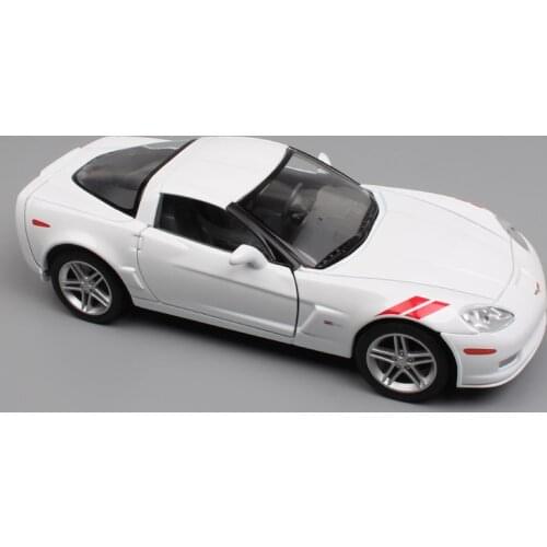 Boys 1:24 Scale Road signature 2007 Chevrolet Corvette Z06 Stingray coupe super racing cars die cast vehicles model toys replica
