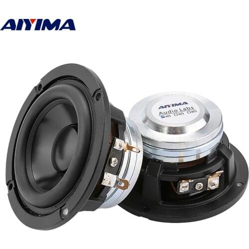 AIYIMA 2Pc 3 Inch Audio Speakers 4 8 Ohm 20W Full Range Speaker Neodymium High Sensitivity Sound Music Bluetooth Loudspeaker DIY