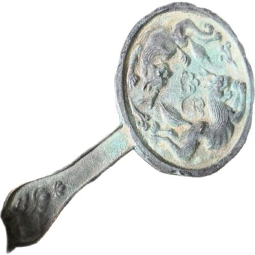 CHINESE OLD Bronzeware bronze mirror feng shui mirror