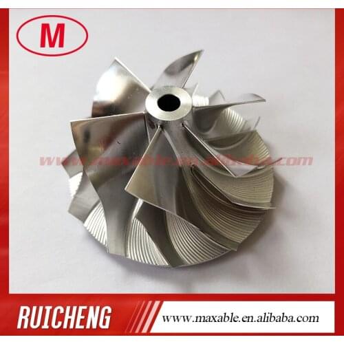 K27 54.00/59.95mm 6+6 blades turbo milling/aluminum 2618/billet compressor wheel