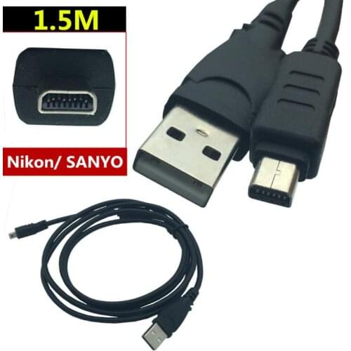 LBSC Suitable for Nikon Sanyo digital camera data cable 8P 8-pin UC-E6, E7, E60, S6, S7