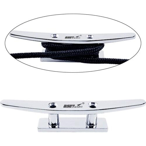 Marine Stainless Steel Kayak Boat Cleat Dock Cleat High Performance Flat Top