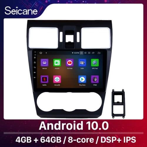 Seicane 9"Android 10.0 8 core 2din GPS Navigation Multimedia Player Car Radio Stereo Head For 2014 2015 2016 Subaru WRX forester