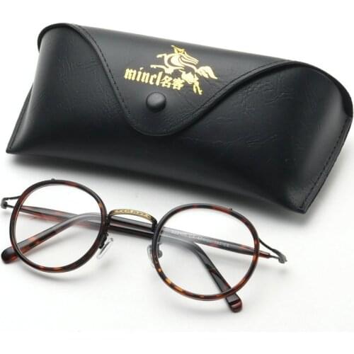 Small Round Glasses Men Vintage Transparent Spectacle Frames Women Optical Myopia Prescription Eyeglasses Clear Eyewear FML