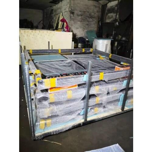 Wholesale made in china 72x96" with 12 gauge steel wrought iron doors for sale with lowest price Hc-id26