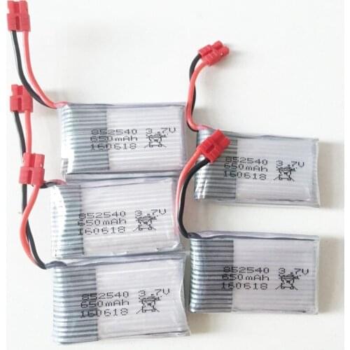 Wholesae 5pcs/lot Rc lipo Battery 3.7V 650mAh 650mAh 500mah For Syma X5HC X5HW RC Quadcopter RC Camera Drone Accessories