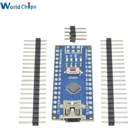 5Pcs/Lot Mini USB CH340 Nano 3.0 Atmega328P atmega328 Controller Board For Arduino CH340 MEGA328 Nano V3.0 5V 16M Driver Module
