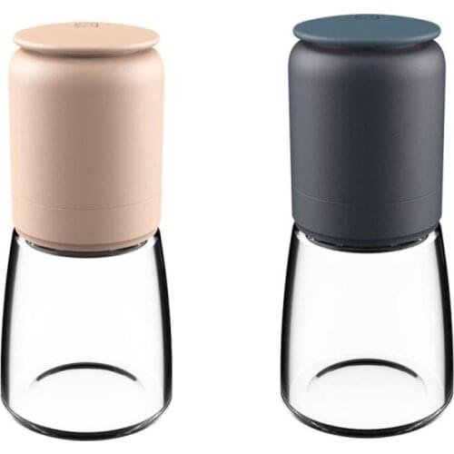 Grinding Bottle Portable Household Adjustable Pepper Grinder Glass Burnisher Seasoning Pot for Black Pepper Sesame